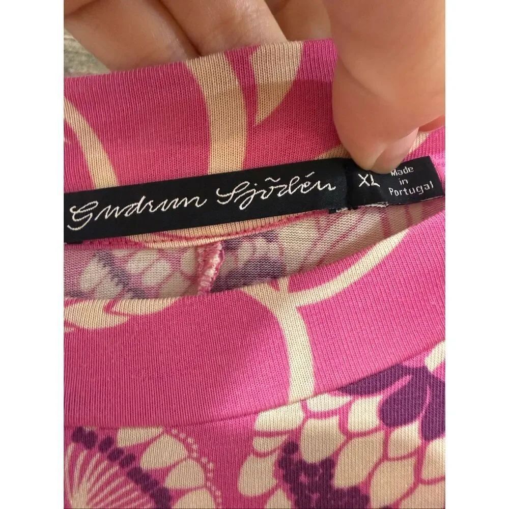 Gudrun Sjoden floral dress sz XL - Picture 3 of 7